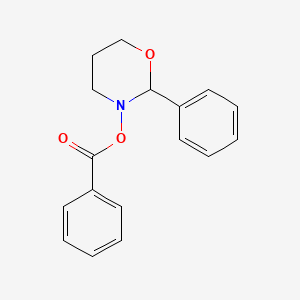 3-(Benzoyloxy)-2-phenyl-1,3-oxazinane