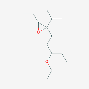 2-(3-Ethoxypentyl)-3-ethyl-2-(propan-2-yl)oxirane