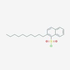 2-Decylnaphthalene-1-sulfonyl chloride