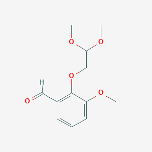 2-(2,2-Dimethoxyethoxy)-3-methoxybenzaldehyde