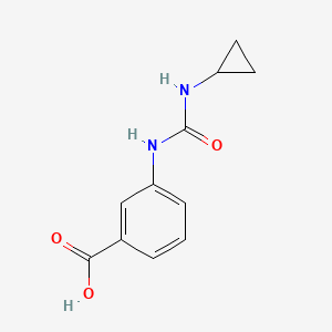B1439070 3-[(Cyclopropylcarbamoyl)amino]benzoic acid CAS No. 1146299-29-7