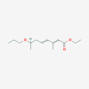 Ethyl 3-methyl-7-propoxyocta-2,4-dienoate