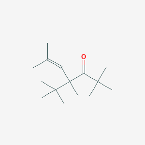 4-tert-Butyl-2,2,4,6-tetramethylhept-5-en-3-one