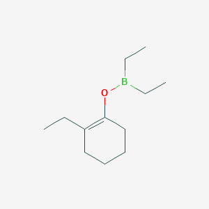 2-Ethylcyclohex-1-en-1-yl diethylborinate