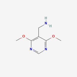B1439084 (4,6-Dimethoxypyrimidin-5-yl)methanamine CAS No. 1118786-90-5
