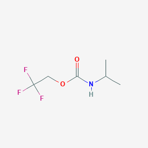 molecular formula C6H10F3NO2 B1439085 2,2,2-三氟乙基N-(丙-2-基)氨基甲酸酯 CAS No. 1027616-97-2