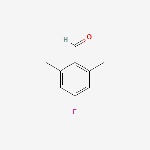 molecular formula C9H9FO B1439091 4-Fluoro-2,6-dimethylbenzaldehyde CAS No. 925441-35-6