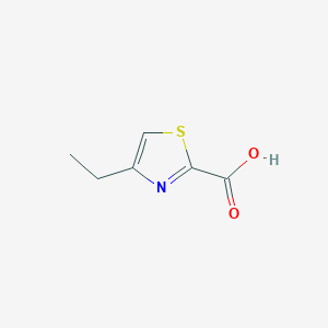 molecular formula C6H7NO2S B1439095 4-Ethylthiazole-2-carboxylic acid CAS No. 1181456-13-2