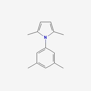 molecular formula C14H17N B1439096 1-(3,5-dimethylphenyl)-2,5-dimethyl-1H-pyrrole CAS No. 119516-85-7