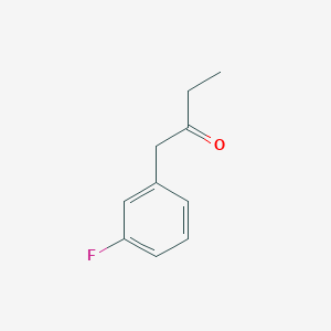molecular formula C10H11FO B1439107 1-(3-Fluorophenyl)butan-2-one CAS No. 607391-64-0