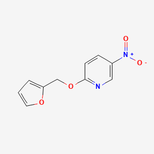 molecular formula C10H8N2O4 B1439116 2-(Furan-2-ylmethoxy)-5-nitropyridine CAS No. 1065484-84-5