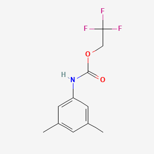 molecular formula C11H12F3NO2 B1439130 2,2,2-三氟乙基N-(3,5-二甲苯基)氨基甲酸酯 CAS No. 1087788-80-4