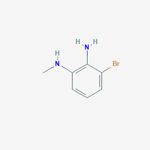 molecular formula C7H9BrN2 B1439134 3-溴-N1-甲基苯-1,2-二胺 CAS No. 1150617-55-2