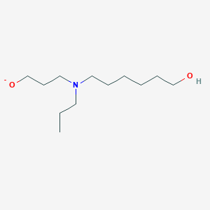 3-[(6-Hydroxyhexyl)(propyl)amino]propan-1-olate