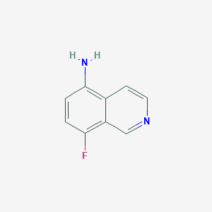 molecular formula C9H7FN2 B1439149 8-Fluoroisoquinolin-5-amine CAS No. 608515-47-5