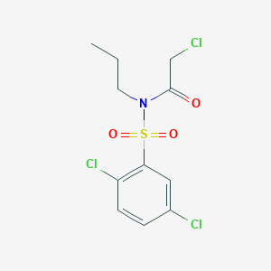 2-Chloro-N-(2,5-dichlorobenzene-1-sulfonyl)-N-propylacetamide