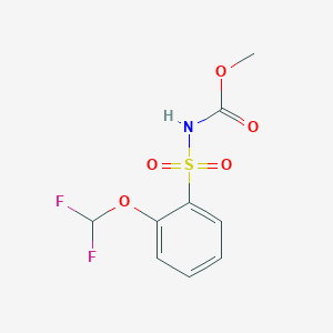 Methyl [2-(difluoromethoxy)benzene-1-sulfonyl]carbamate