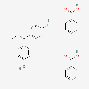 Benzoic acid;4-[1-(4-hydroxyphenyl)-2-methylpropyl]phenol