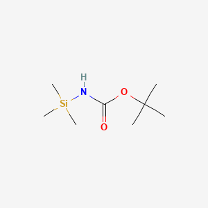 molecular formula C8H19NO2Si B1439153 （三甲基甲硅烷基）碳酸叔丁酯 CAS No. 238096-95-2