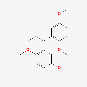 2-[1-(2,5-Dimethoxyphenyl)-2-methylpropyl]-1,4-dimethoxybenzene