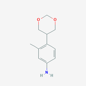 4-(1,3-Dioxan-5-yl)-3-methylaniline