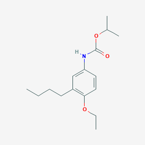 molecular formula C16H25NO3 B14391560 Propan-2-yl (3-butyl-4-ethoxyphenyl)carbamate CAS No. 88715-52-0