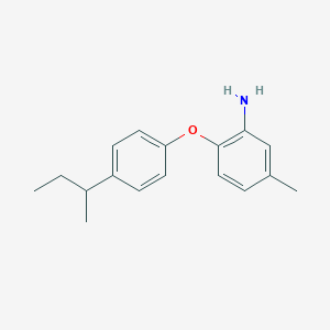 molecular formula C17H21NO B1439157 2-[4-(叔丁基)苯氧基]-5-甲基苯胺 CAS No. 946683-11-0