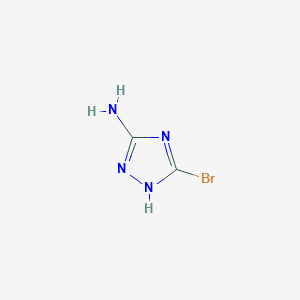 molecular formula C2H3BrN4 B1439166 5-溴-1H-1,2,4-三唑-3-胺 CAS No. 389122-08-1