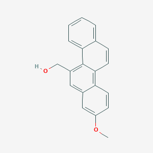 molecular formula C20H16O2 B14391668 (8-Methoxychrysen-5-YL)methanol CAS No. 87969-49-1