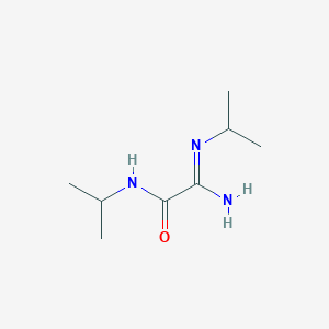 molecular formula C8H17N3O B14391716 (2Z)-2-Amino-N-(propan-2-yl)-2-[(propan-2-yl)imino]acetamide CAS No. 87446-82-0