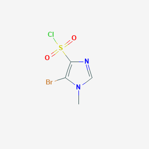 B14391744 5-Bromo-1-methyl-1H-imidazole-4-sulfonyl chloride CAS No. 89501-92-8