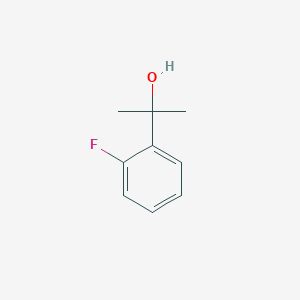 molecular formula C9H11FO B1439185 2-(2-Fluorophenyl)propan-2-ol CAS No. 320-12-7