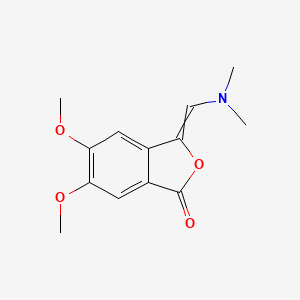 B14391857 3-[(Dimethylamino)methylidene]-5,6-dimethoxy-2-benzofuran-1(3H)-one CAS No. 89680-11-5