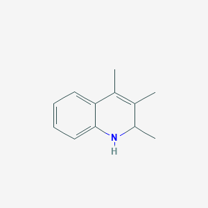 molecular formula C12H15N B14391881 2,3,4-Trimethyl-1,2-dihydroquinoline CAS No. 88108-96-7