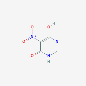 molecular formula C4H3N3O4 B014392 4,6-二羟基-5-硝基嘧啶 CAS No. 2164-83-2