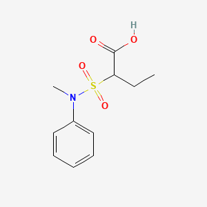 2-[Methyl(phenyl)sulfamoyl]butanoic acid