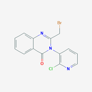 2-(Bromomethyl)-3-(2-chloropyridin-3-yl)quinazolin-4(3H)-one