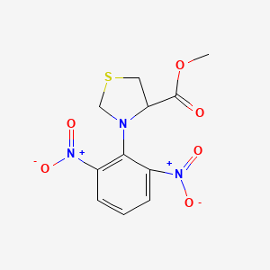 Methyl 3-(2,6-dinitrophenyl)-1,3-thiazolidine-4-carboxylate