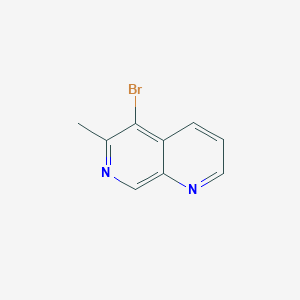 molecular formula C9H7BrN2 B1439204 5-溴-6-甲基-1,7-萘啶 CAS No. 1049030-25-2