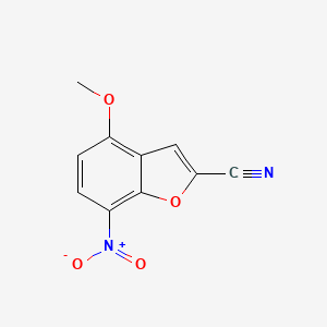 4-Methoxy-7-nitro-1-benzofuran-2-carbonitrile