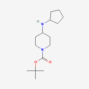 B1439206 Tert-butyl 4-(cyclopentylamino)piperidine-1-carboxylate CAS No. 812690-40-7