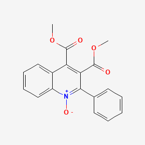 Dimethyl 1-oxo-2-phenyl-1lambda~5~-quinoline-3,4-dicarboxylate