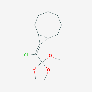 9-(1-Chloro-2,2,2-trimethoxyethylidene)bicyclo[6.1.0]nonane