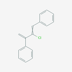 molecular formula C16H13Cl B14392104 1,1'-(2-Chlorobuta-1,3-diene-1,3-diyl)dibenzene CAS No. 88069-87-8