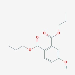 molecular formula C14H18O5 B14392125 Dipropyl 4-hydroxybenzene-1,2-dicarboxylate CAS No. 89926-33-0