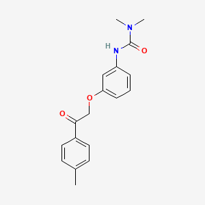 N,N-Dimethyl-N'-{3-[2-(4-methylphenyl)-2-oxoethoxy]phenyl}urea