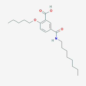 5-(Octylcarbamoyl)-2-(pentyloxy)benzoic acid