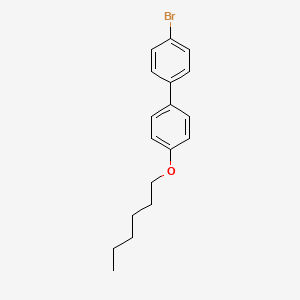 molecular formula C18H21BrO B1439229 4-Bromo-4'-(hexyloxy)-1,1'-biphenyl CAS No. 63619-64-7