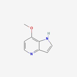 molecular formula C8H8N2O B1439255 7-methoxy-1H-pyrrolo[3,2-b]pyridine CAS No. 425380-39-8