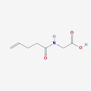 B1439263 Glycine, N-(1-oxo-4-pentenyl)- CAS No. 479640-27-2